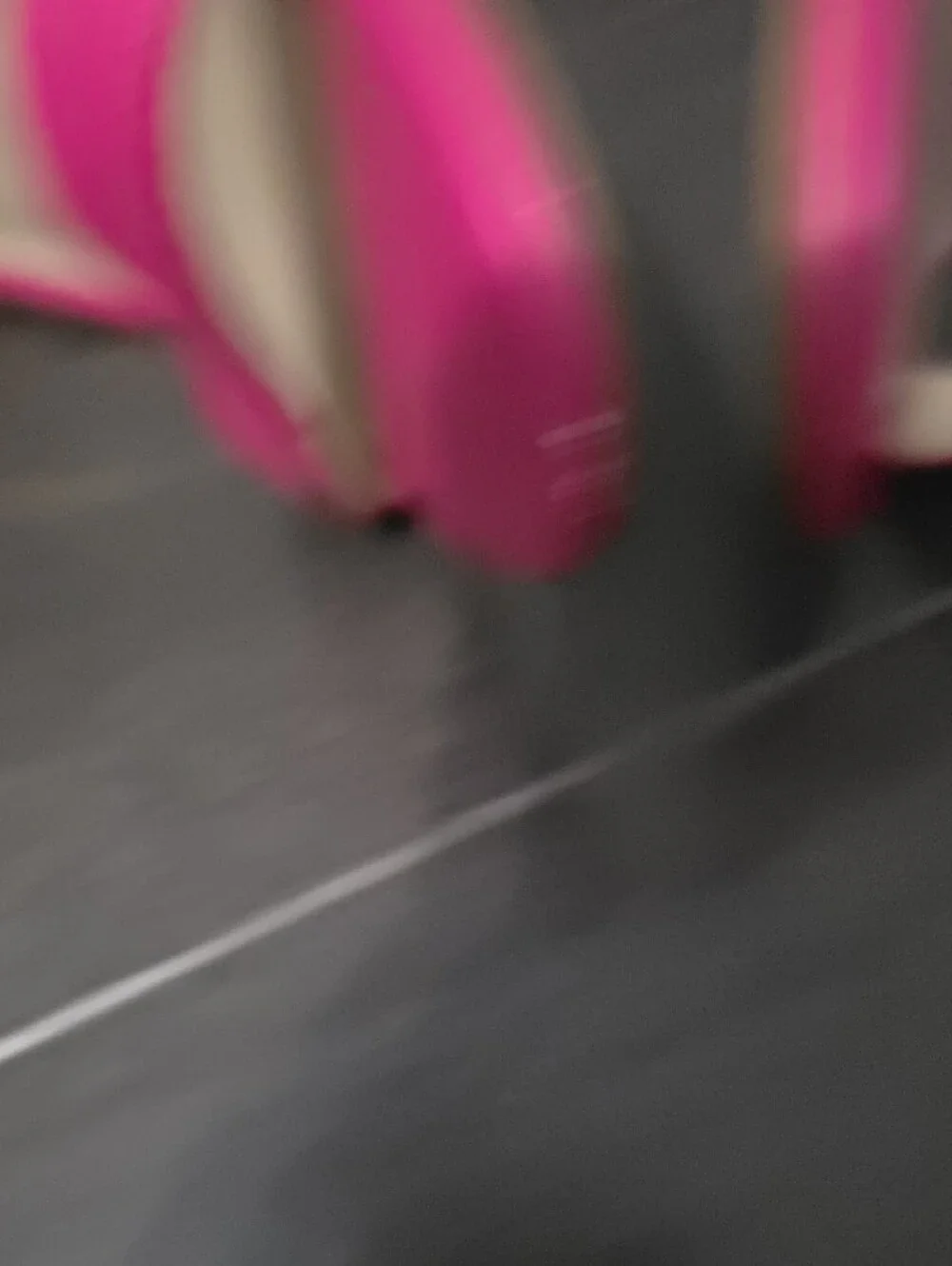 bp Bright Pink Strappy Block Heel Sandals